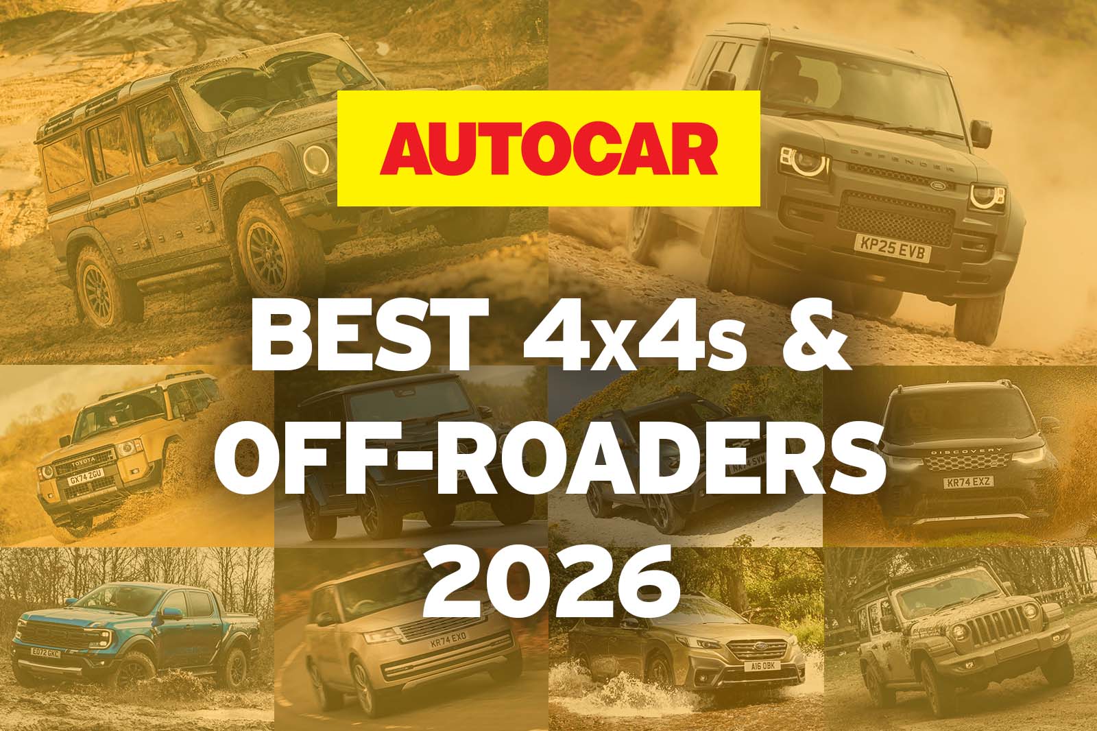 The best 4x4s and off-road cars – driven, rated and ranked