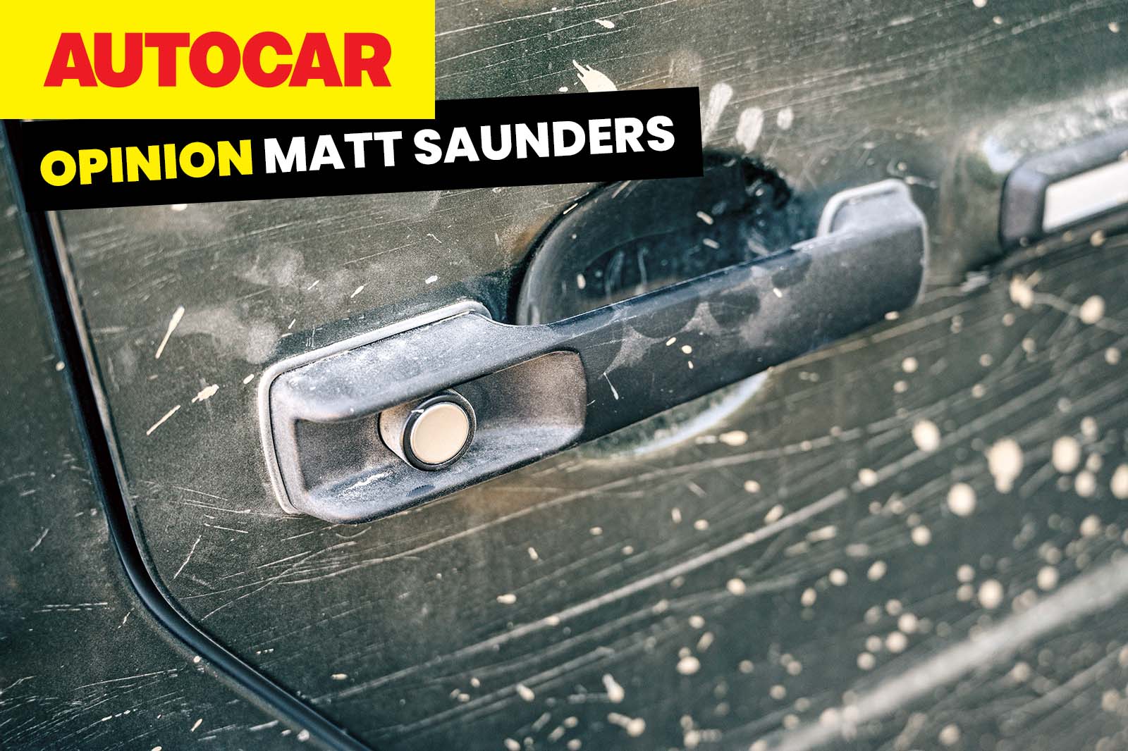 Why debase a satisfying source of interaction like a car door handle?