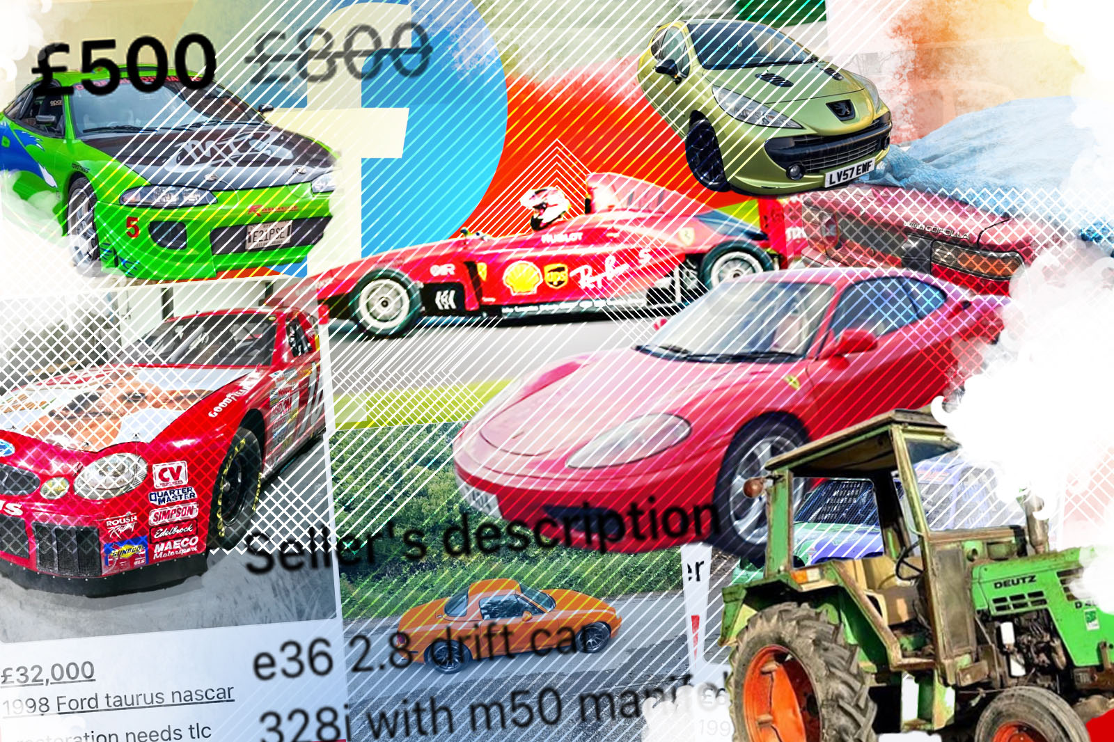 Nascars, Soviet tractors and... Tigger? Facebook is a car shopping wonderland