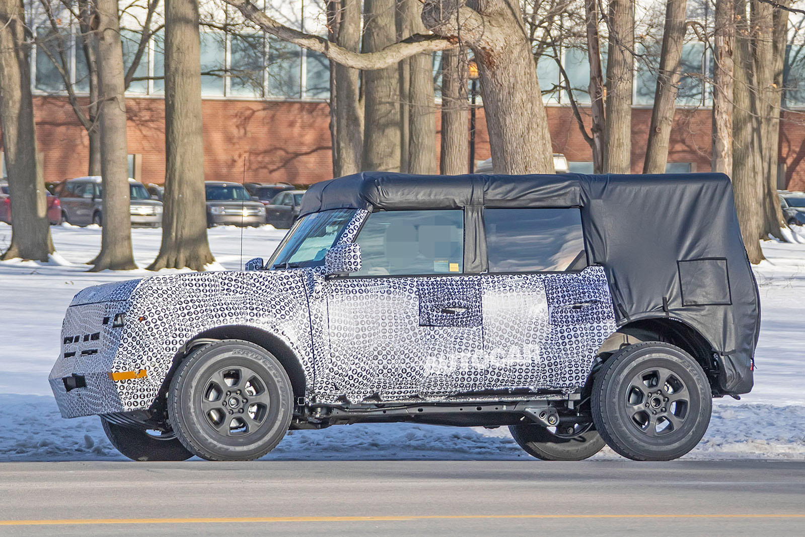 JOSHELA Ford Bronco Car Cover For 2021-2023 4 Door Models - Waterproof & Windproof With Reflective Strips (Not For Bronco Sport)