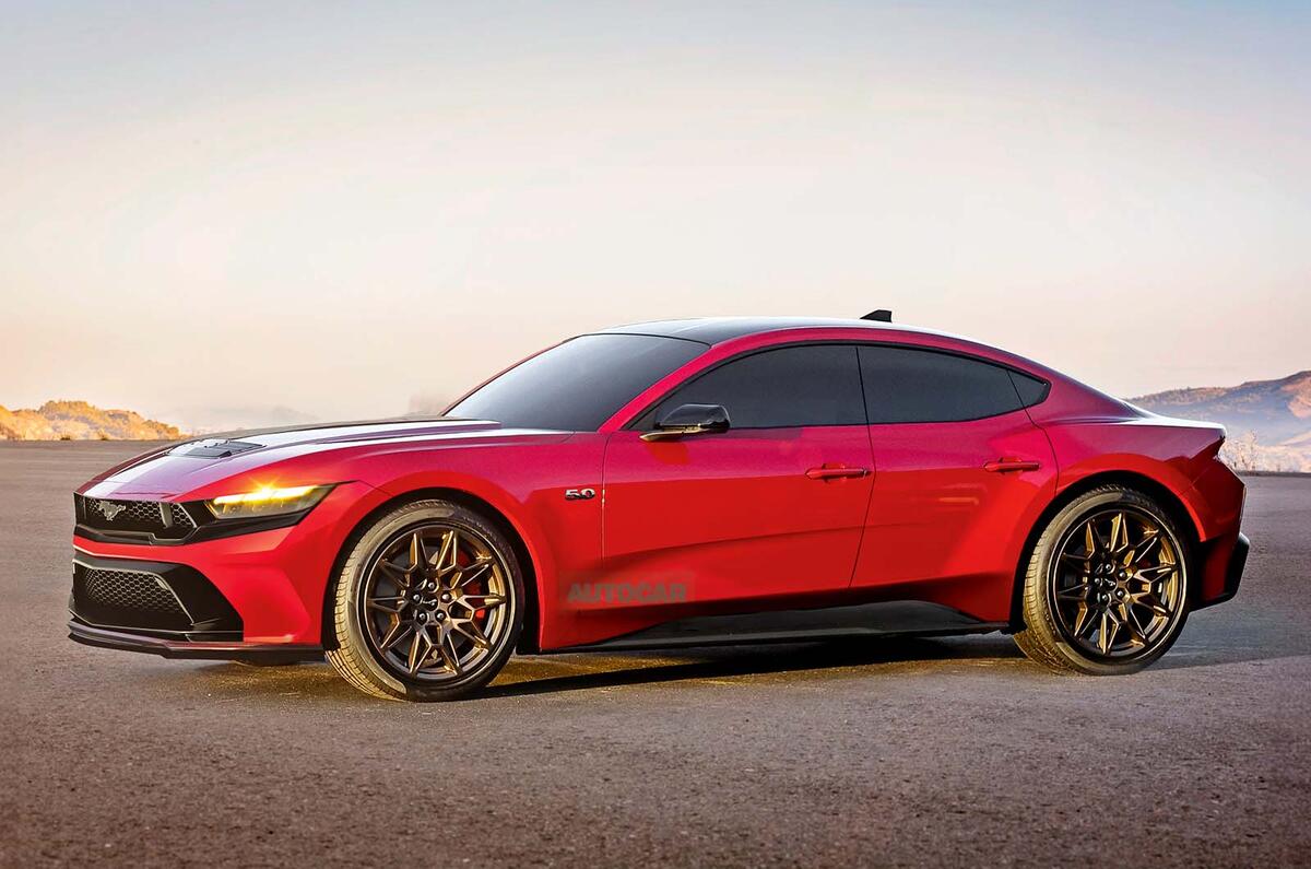 Ford chystá překvapení: Mustang jako čtyřdveřové sedany s hybridním V8