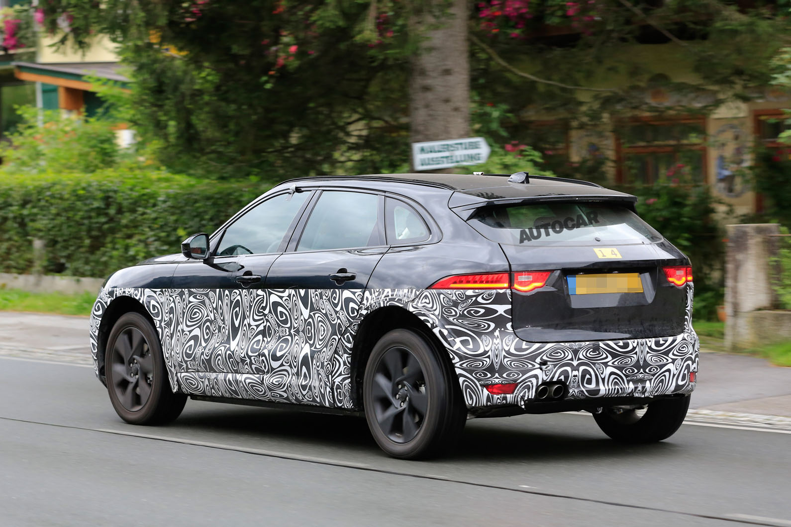 all electric jaguar suv spotted testing again