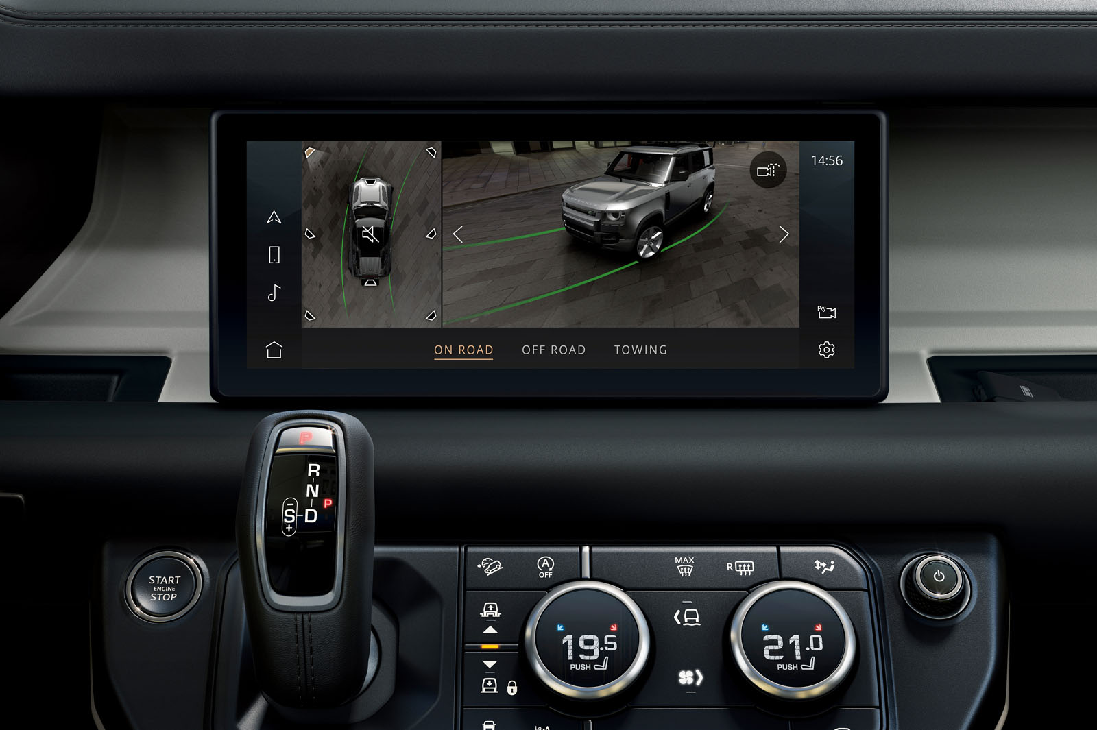 Computer Gerr Box Rang Rover Defender Land Rover Defender showcases connectivity tech at CES | Autocar