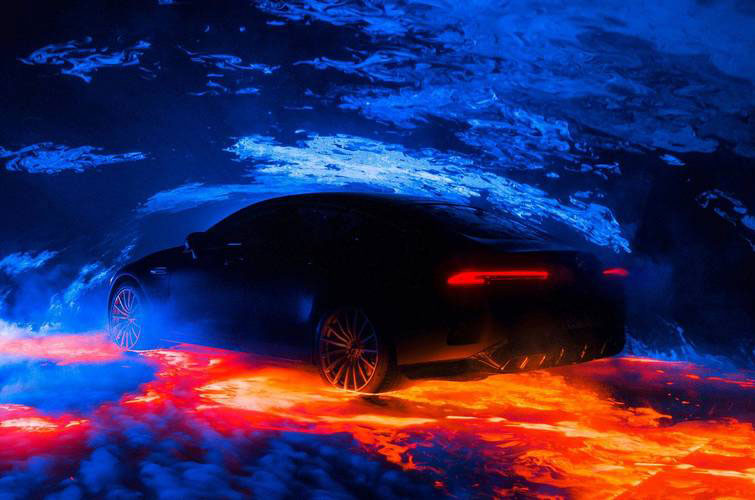 Mercedes amg gt coupe teasers