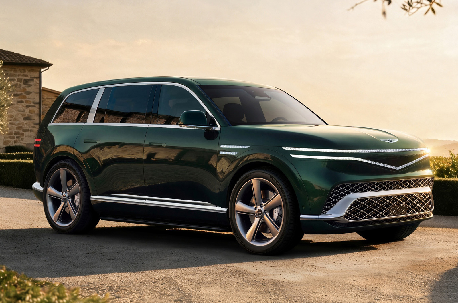 Genesis GV90 登場：歐洲最大電動車，挑戰 Bentley Bentayga