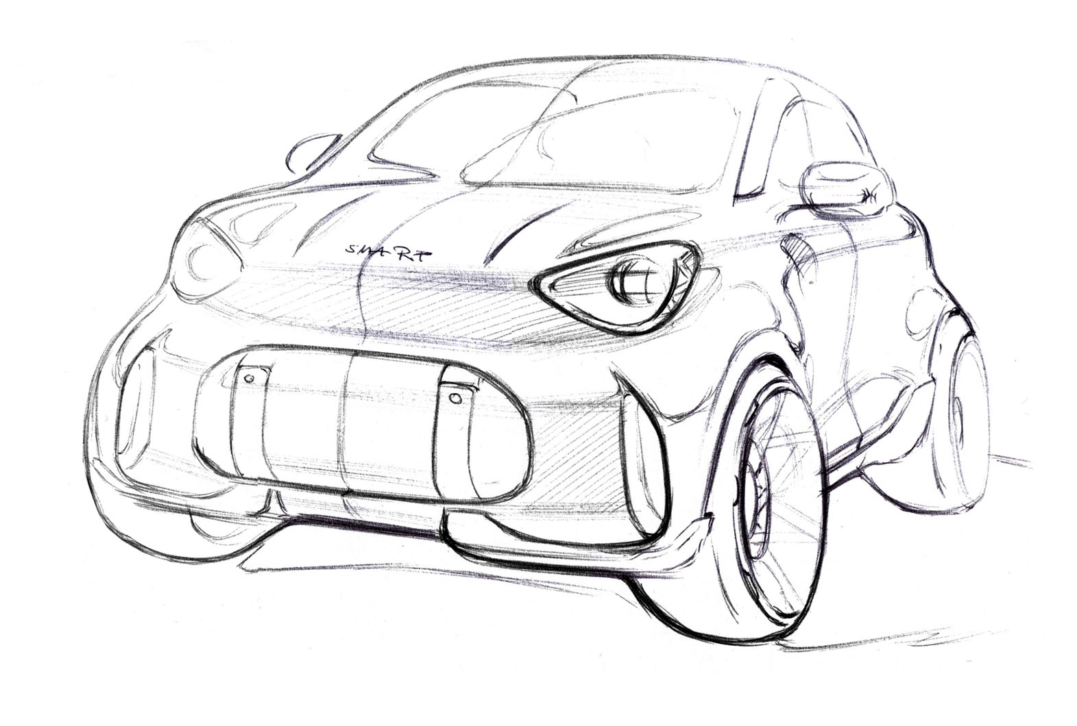 Smart #2: Concept previews design for Fortwo successor