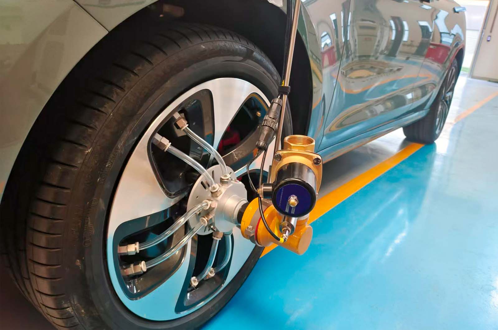 How to safely 'puncture' a tyre at 87mph