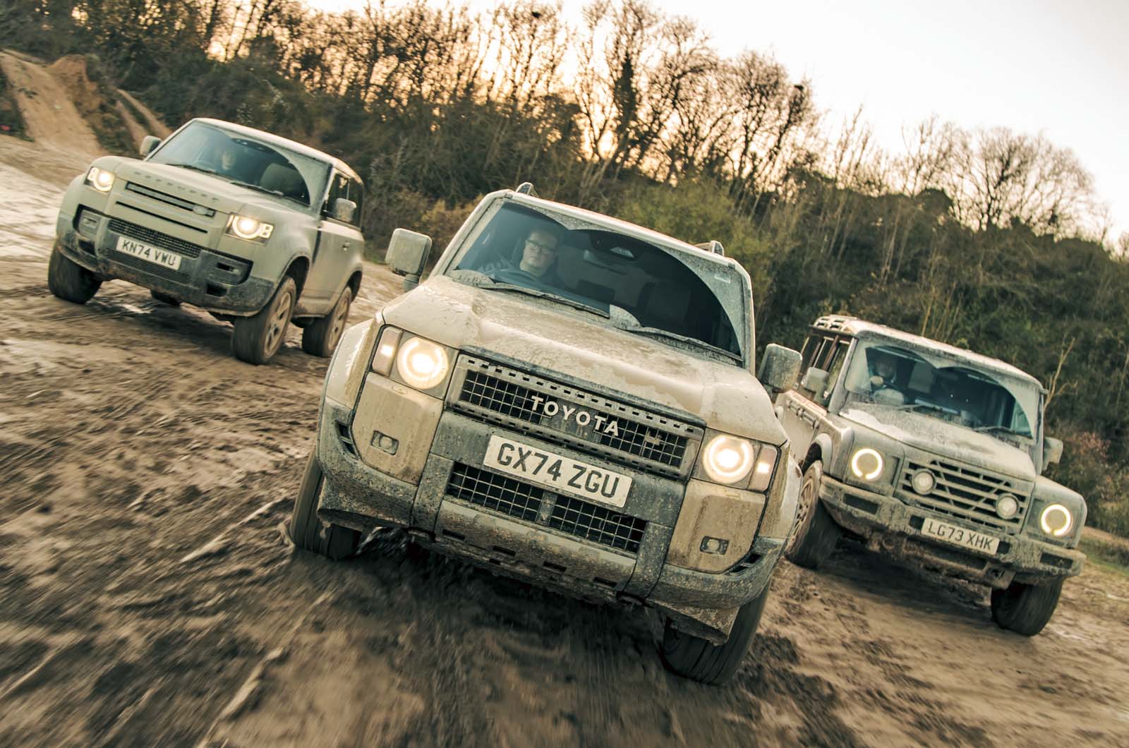 Defender vs Land Cruiser vs Grenadier in ultimate 4x4 showdown | Autocar