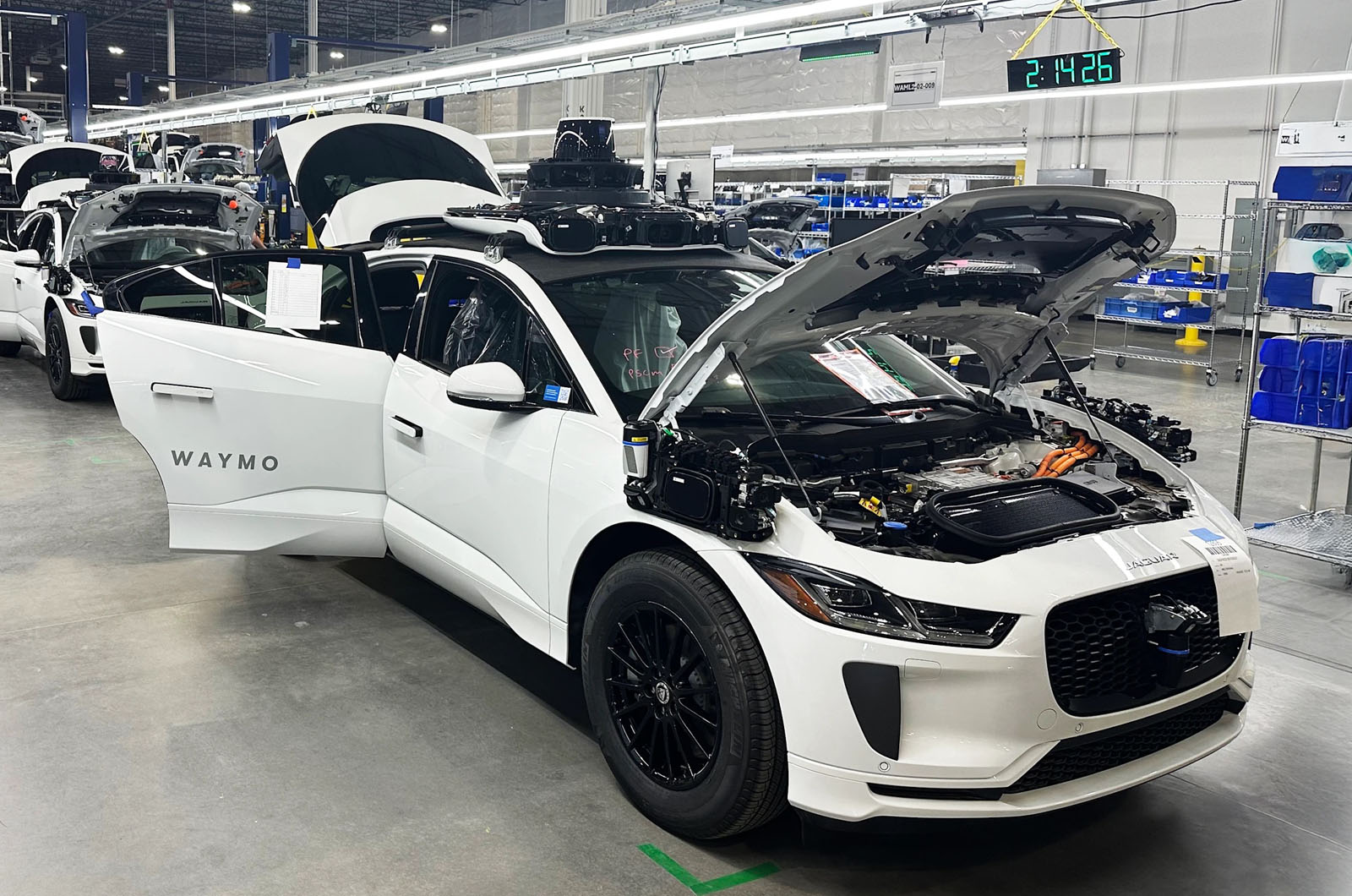 More than 2000 Jaguar I-Pace EVs to become autonomous taxis