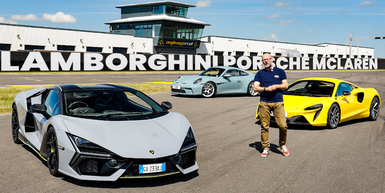 WATCH: McLaren Artura, Porsche 911 S/T, Lamborghini Revuelto Track Test