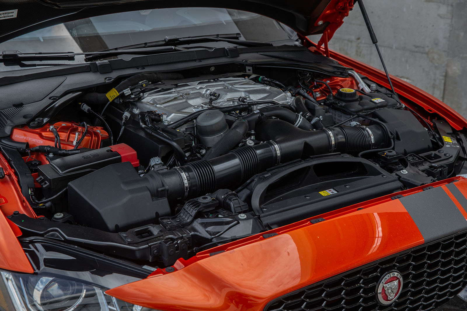 Jaguar XE SV Project 8 2018 road test review engine