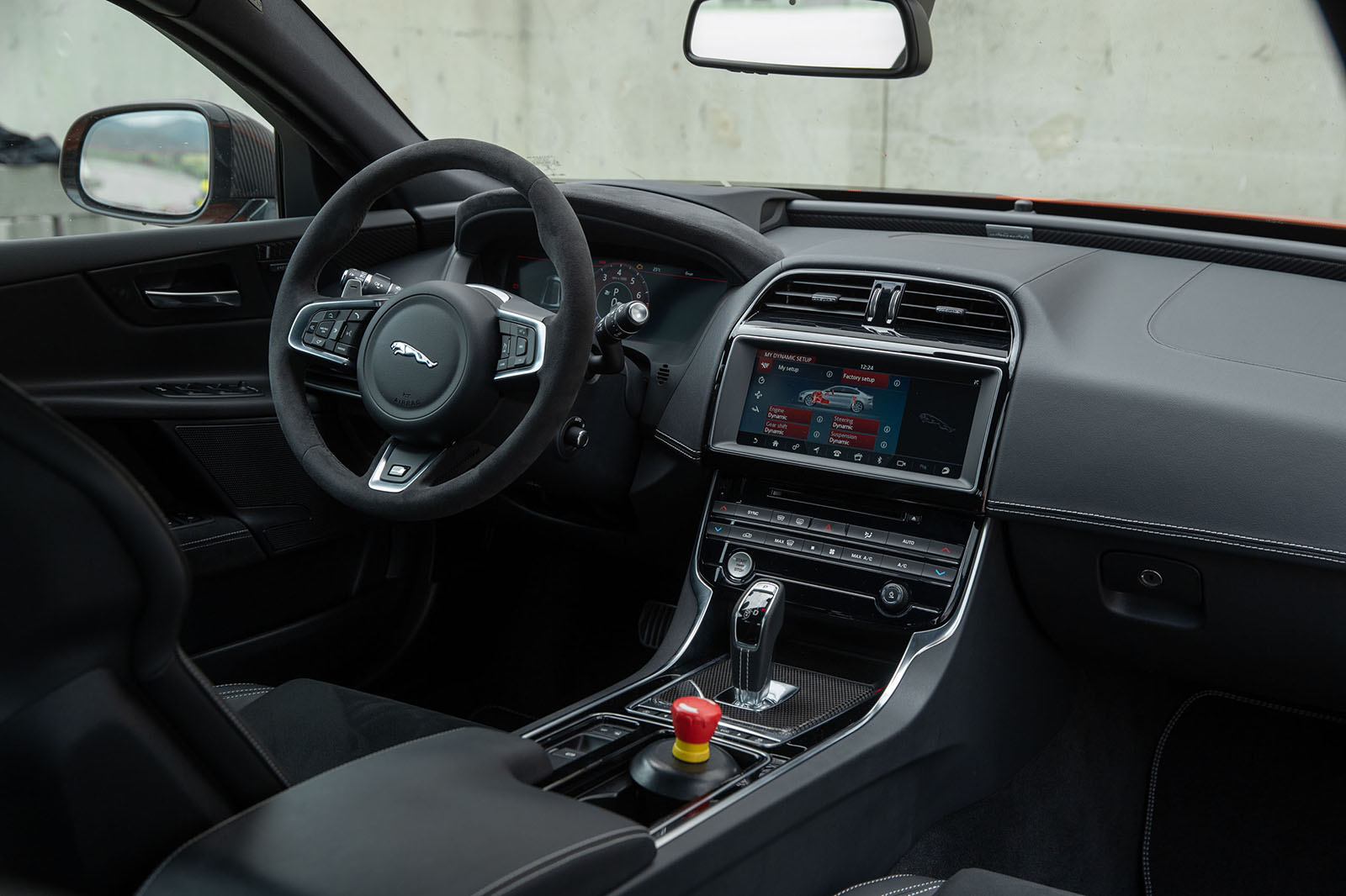 Jaguar XE SV Project 8 2018 road test review cabin