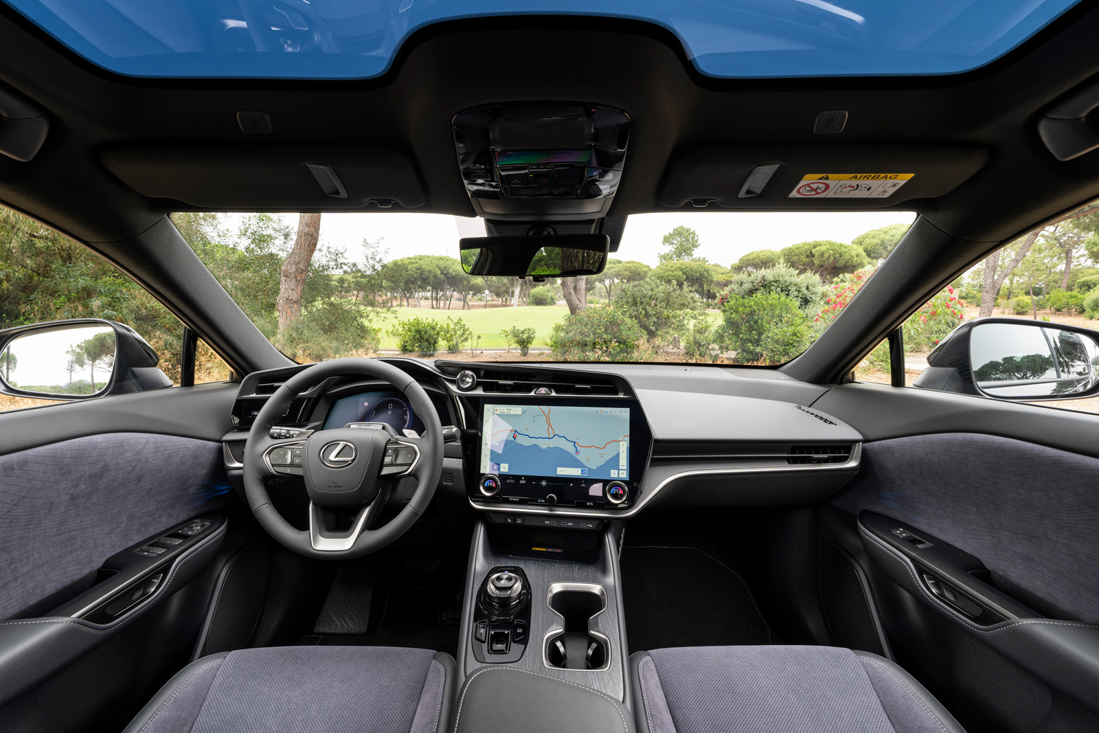 Lexus RZ front interior