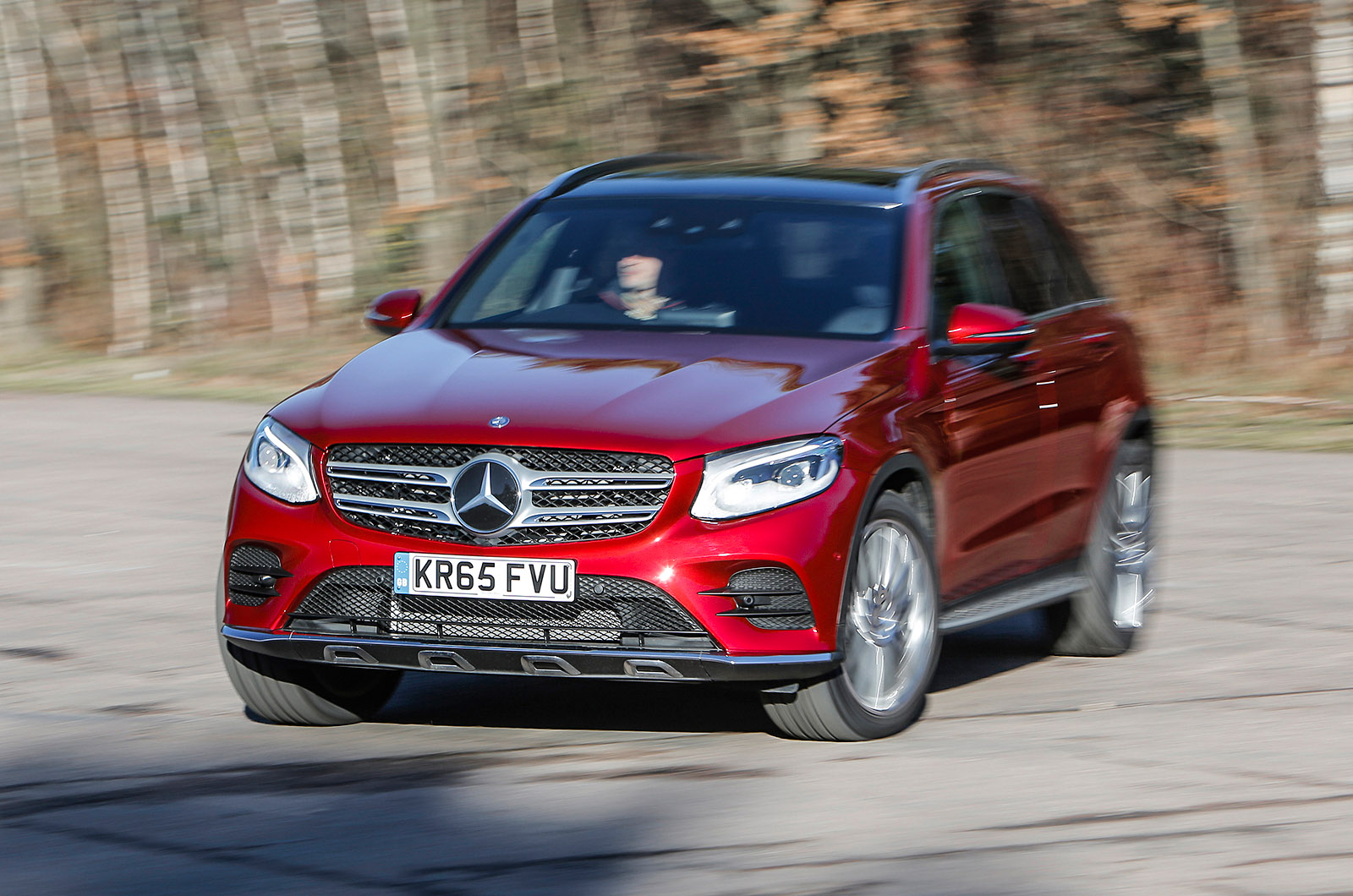 Mercedes-Benz GLC cornering
