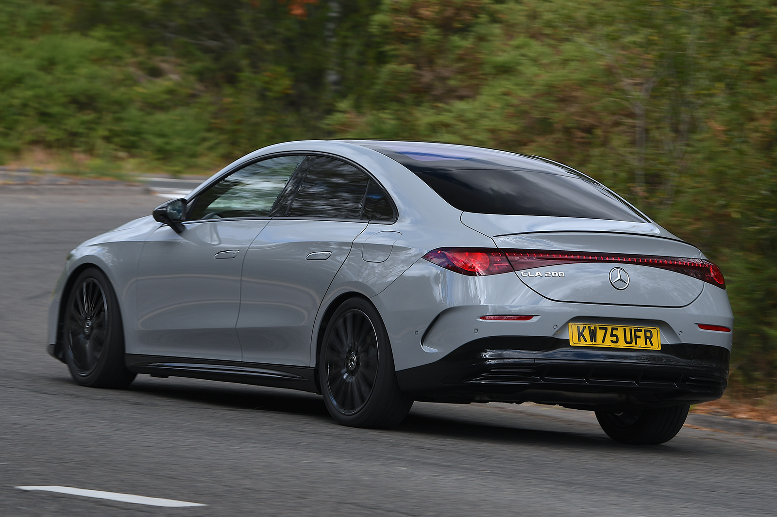 Mercedes CLA rear dynamic