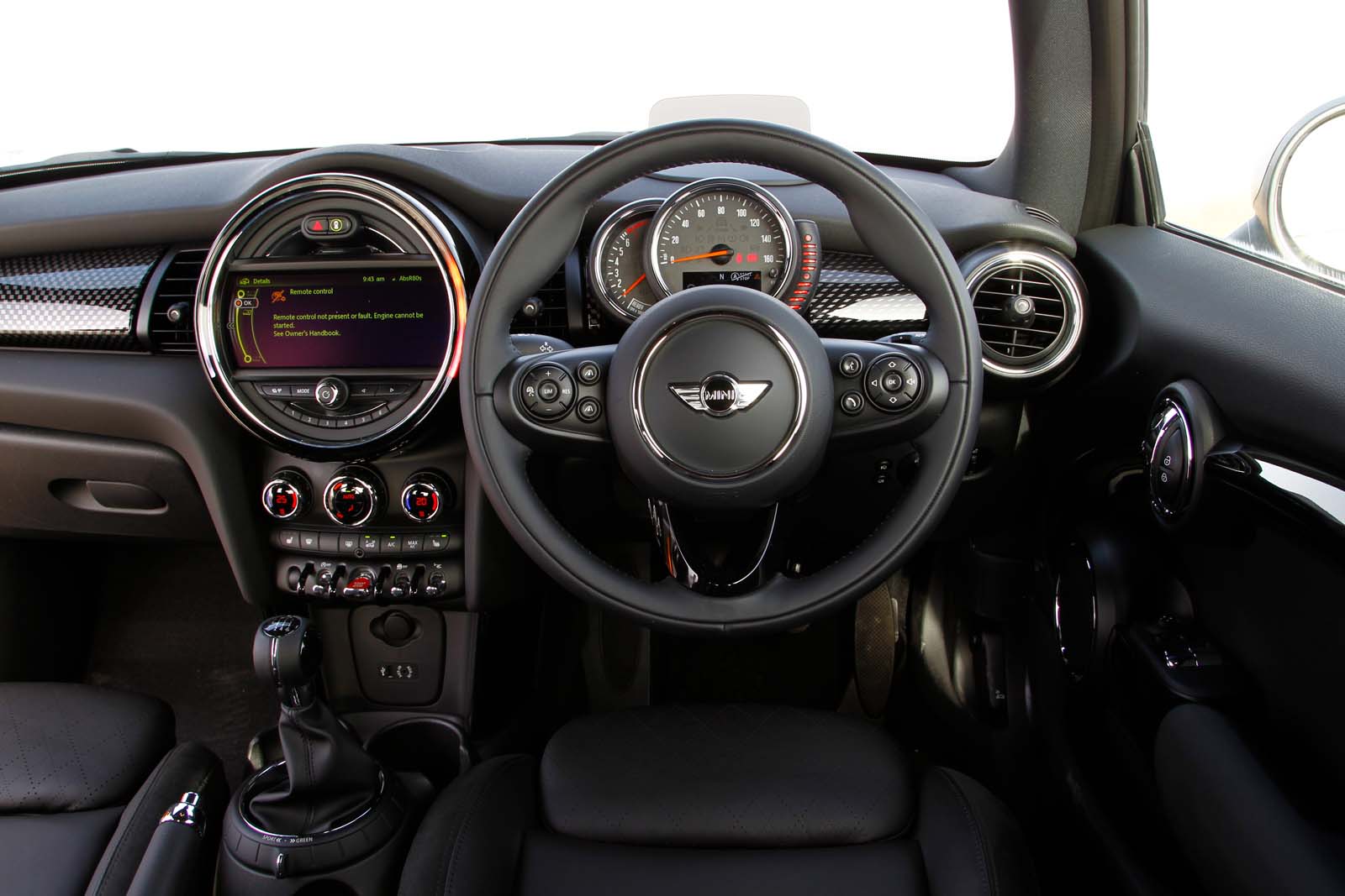 Mini cooper s RT interior dash
