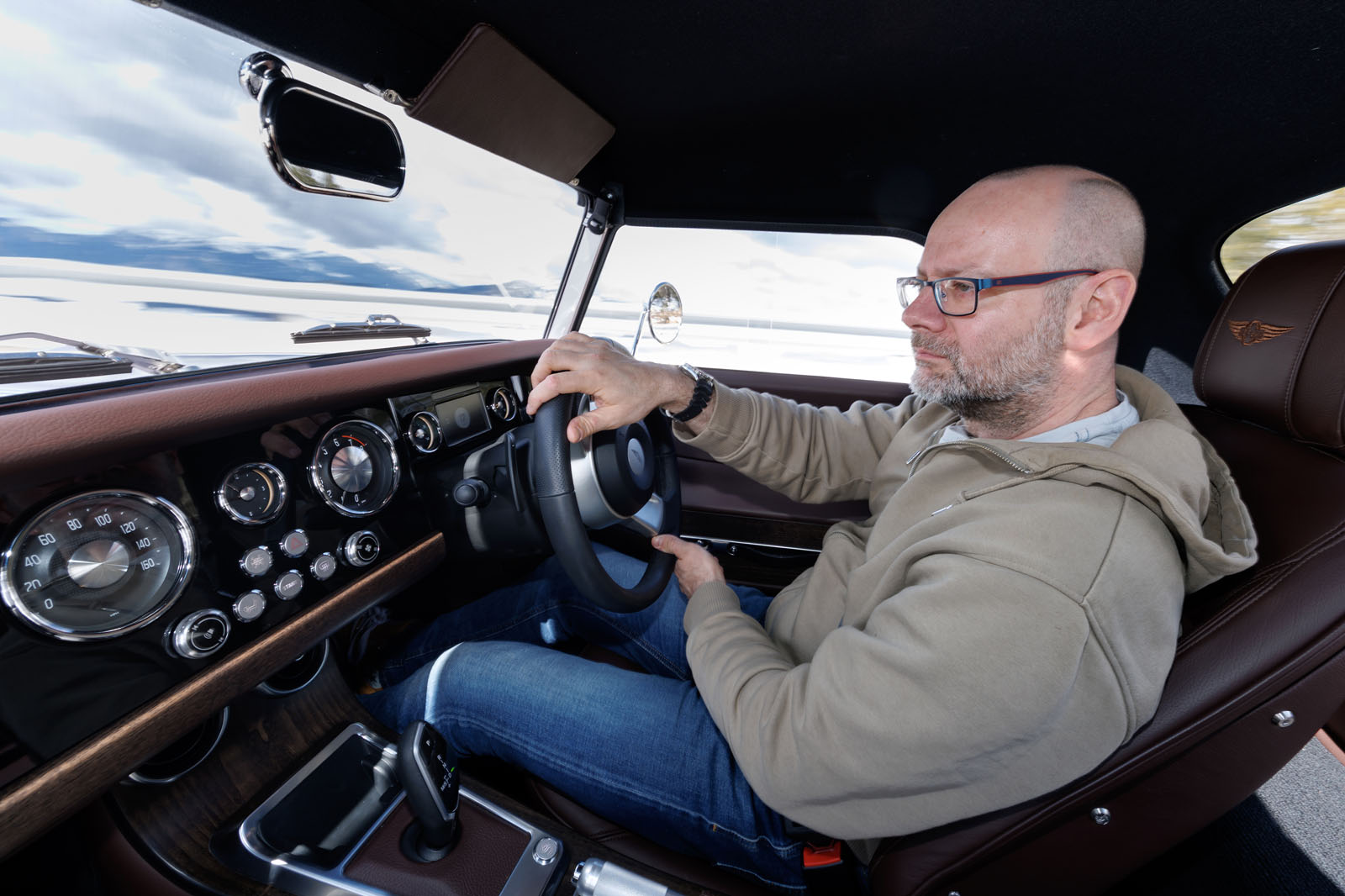 Morgan Supersport 2025 Review interior driving 052