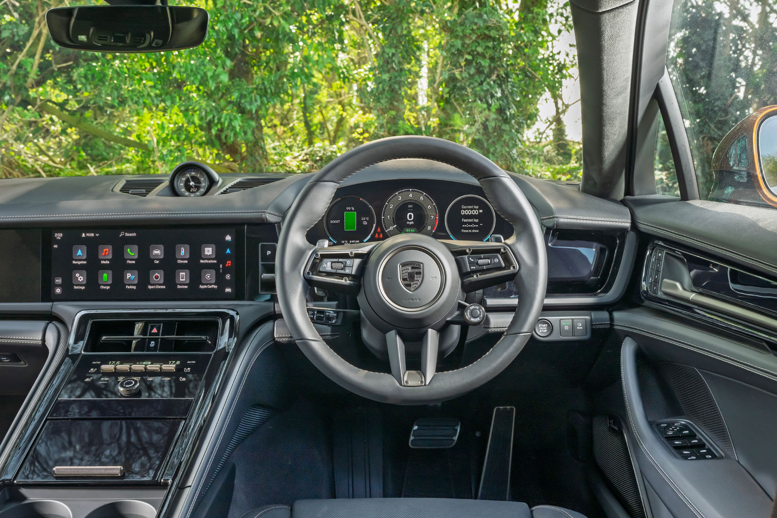 Porsche Panamera Turbo S E Hybrid tableau de bord 0613 Porsche Panamera Turbo S E Hybrid tableau de bord 0613