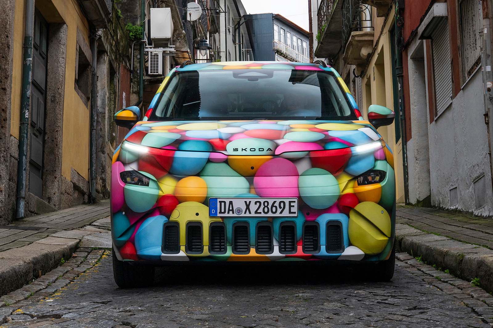 Skoda Epiq front ahead