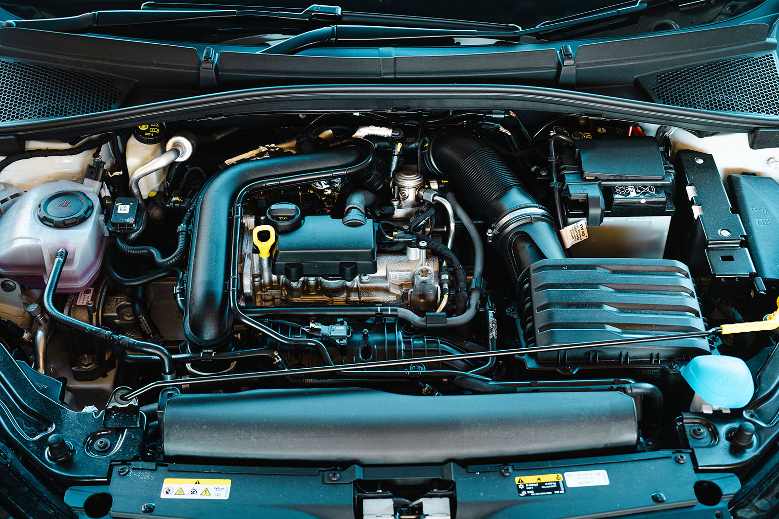 Skoda Fabia engine bay