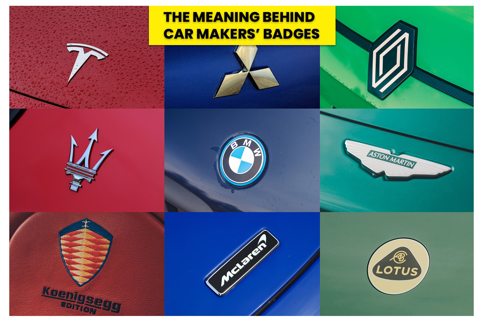 The meanings behind car makers&#039; badges