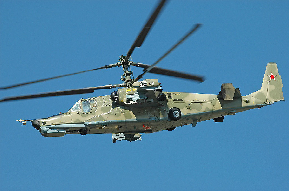  Kamov Ka-50/52 (NATO codenaam 'Hokum') 