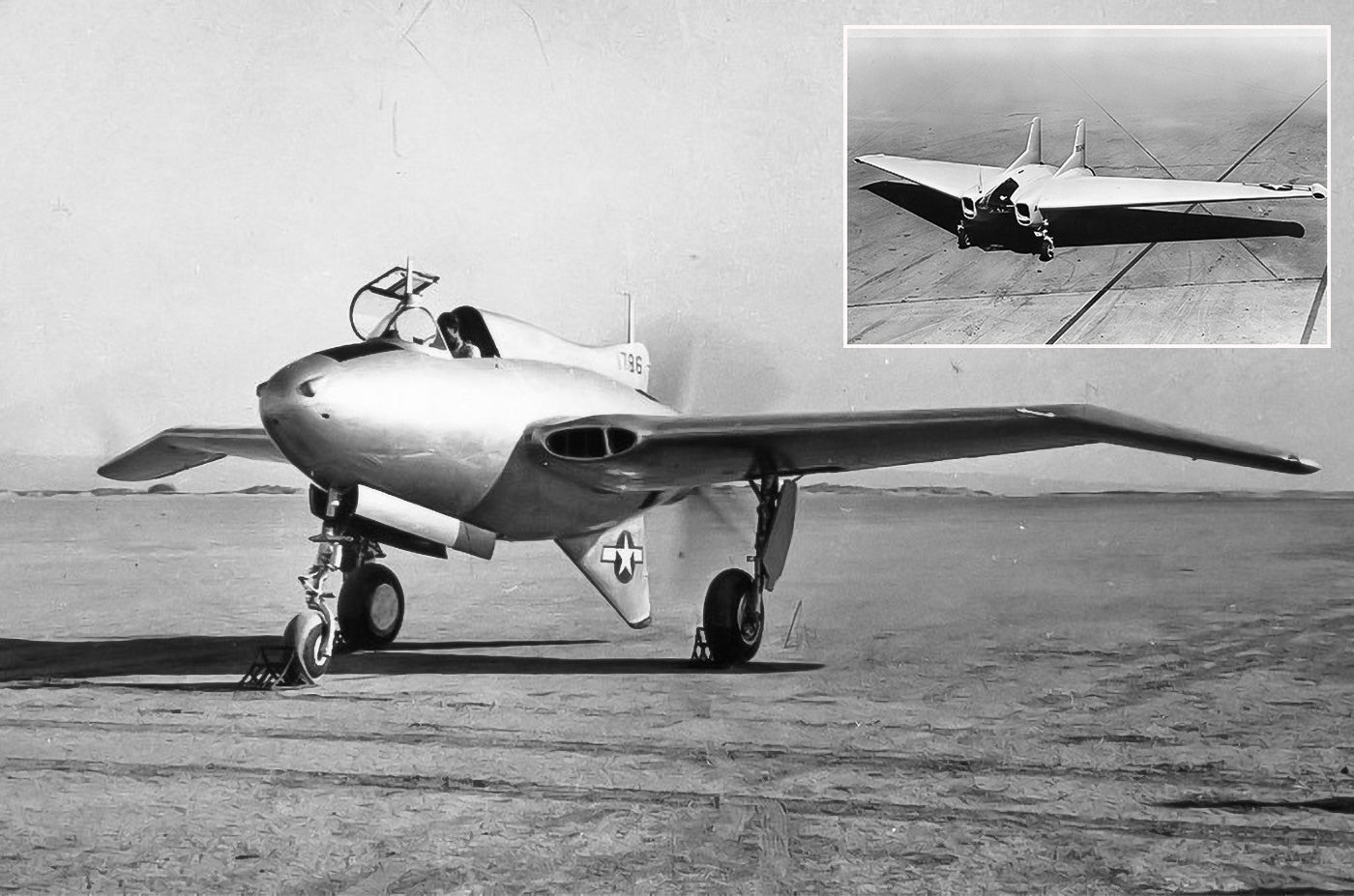  Northrop XP-56 &ldquo;Black Bullet (proiettile nero)