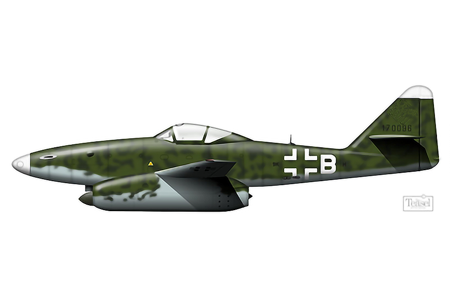 Messerschmitt Me 262A-2 Sturmvogel - 869 km/h