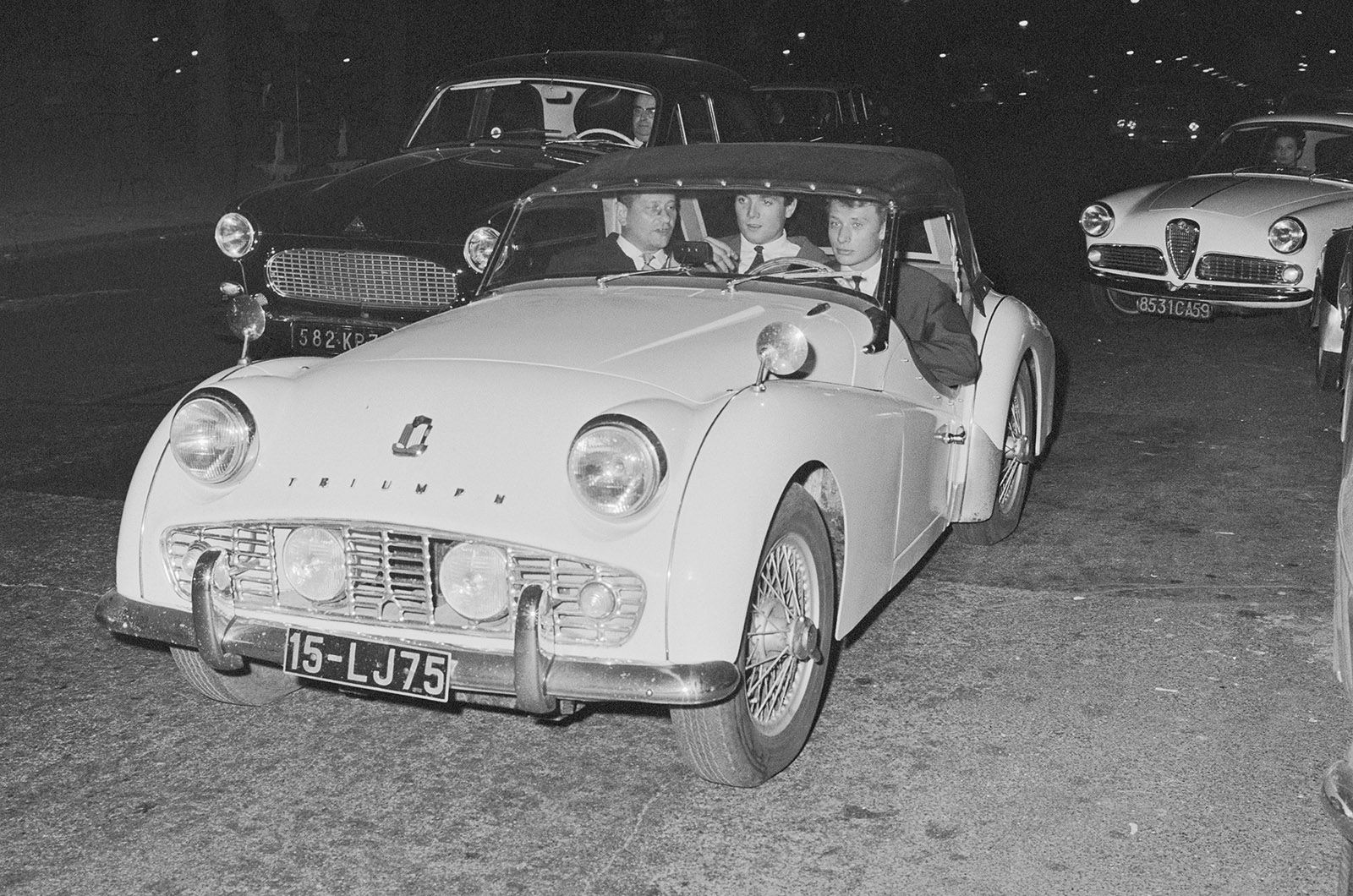 Johnny Hallyday &ndash; Triumph TR3