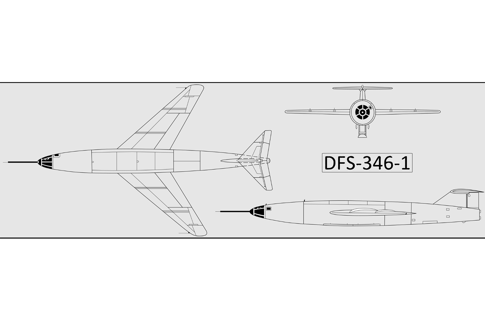  Deutsche Forschungsanstalt f&uuml;r Segelflug DFS 346