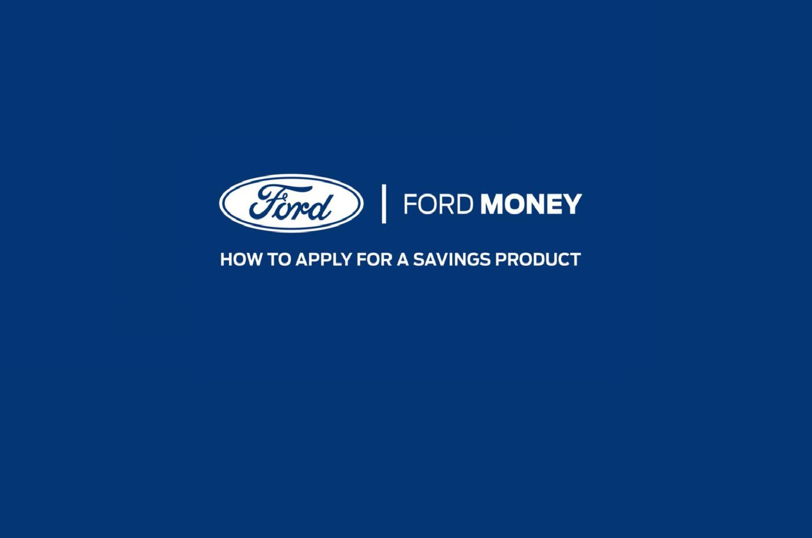 Ford&rsquo;s savings accounts	