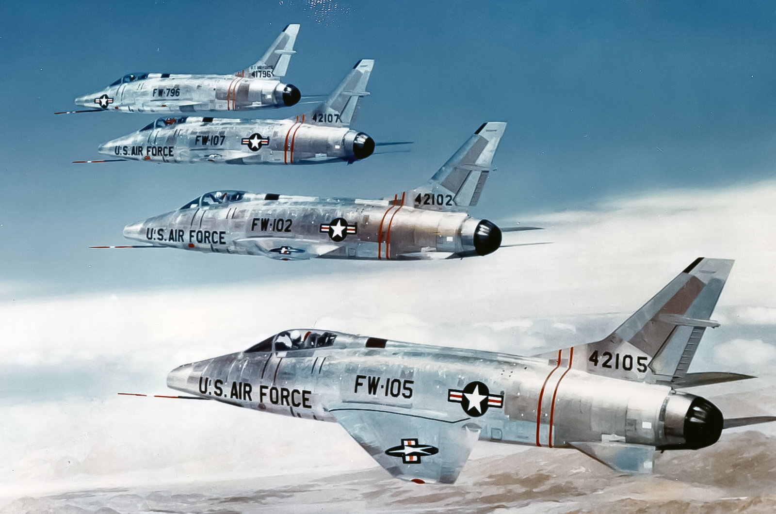  North American F-100 Super Sabre 