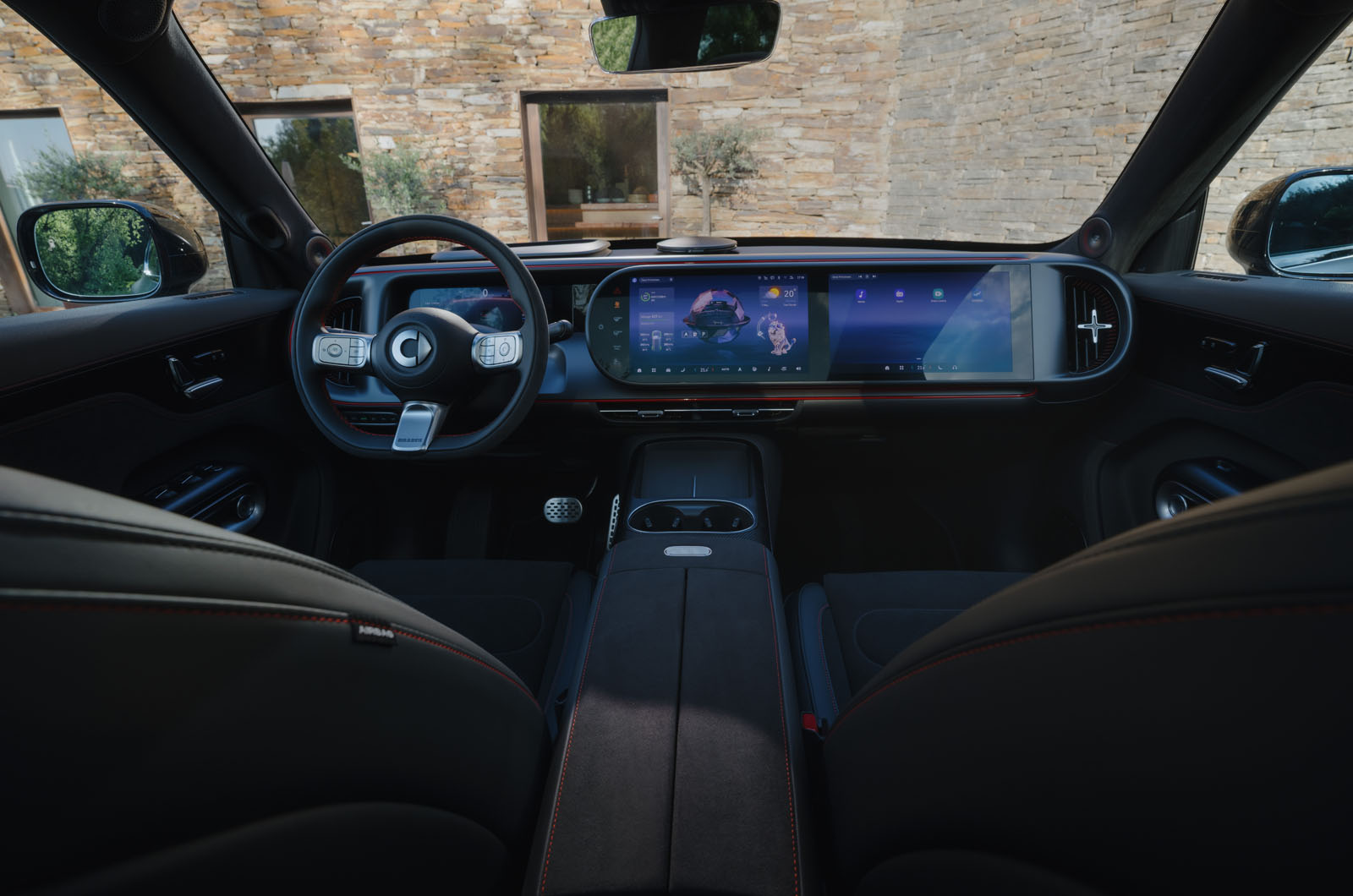 Smart #5 Brabus in Portugal   dash overview