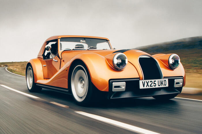 01 Morgan Supersport 2025 Autocar road test review lead driving