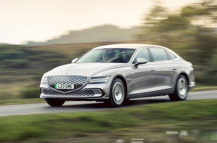 Genesis Electrified G80 review 001 front panning