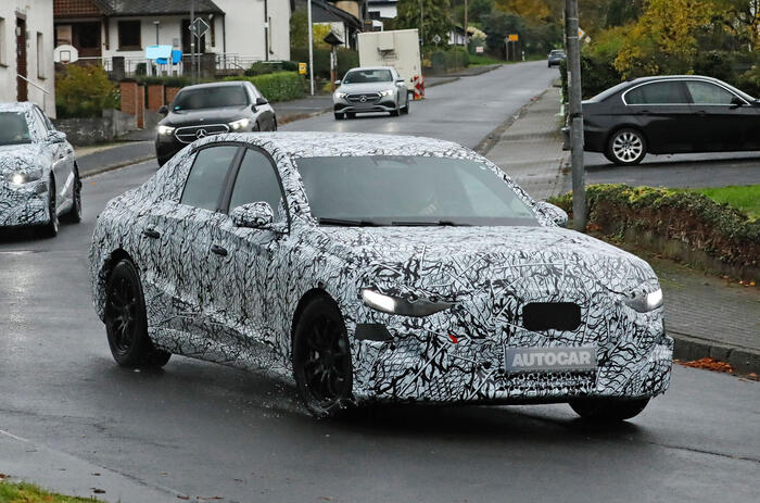 2027 Mercedes Benz E Class front quarter