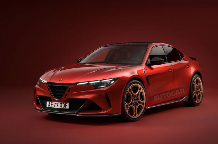 Alfa Romeo Giulia render web 2026