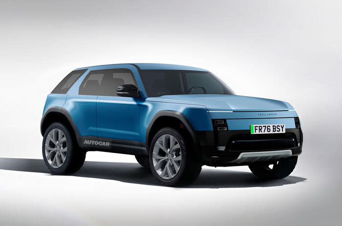 Autocar new Freelander render front quarter