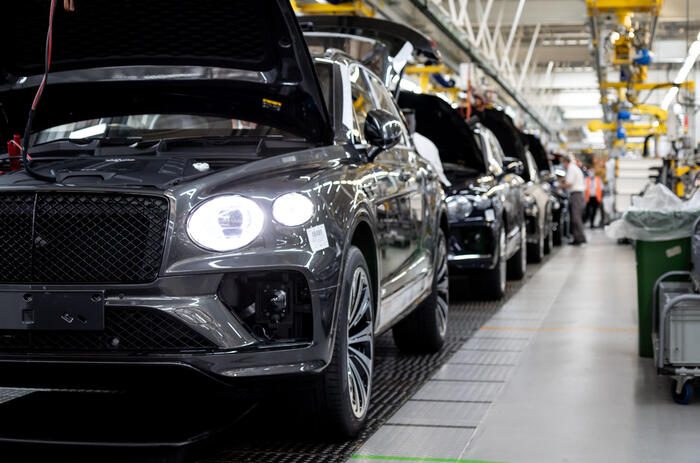 Bentley Bentayga production