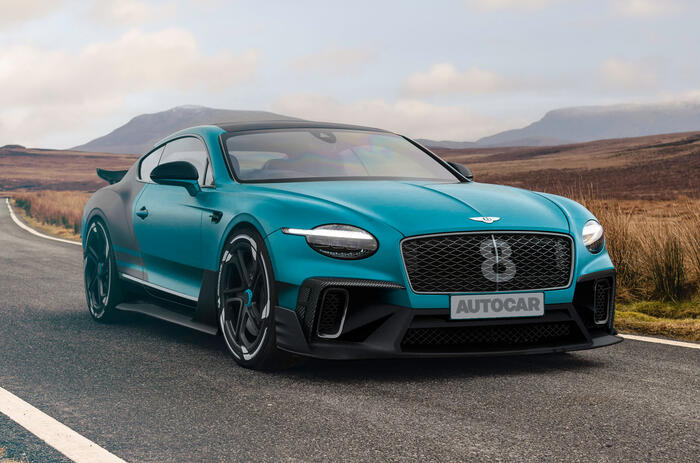 Bentley Continental GT Supersport Autocar render front quarter