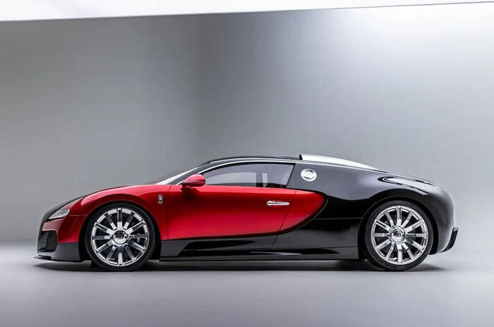 Bugatti Veyron FKP Hommage leak side