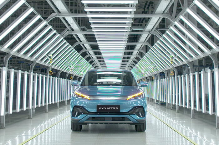 BYD Atto 3 production