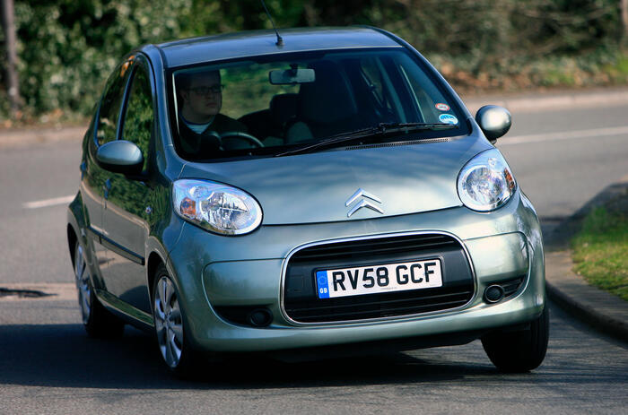 Citroen C1 front quarter cornering