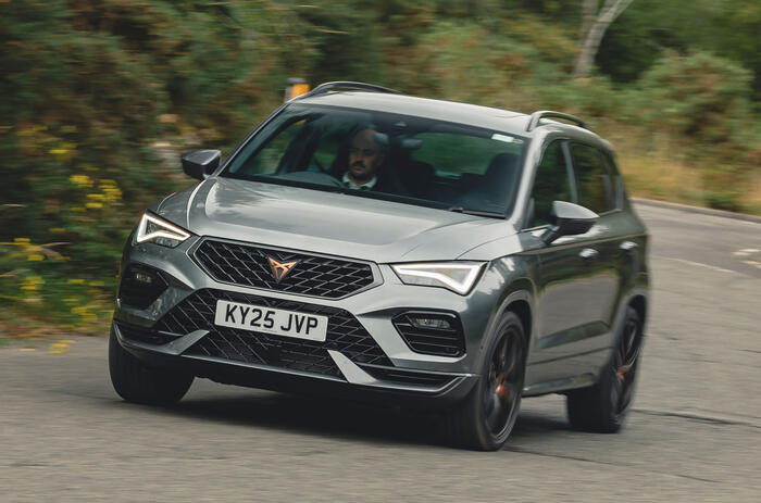 Cupra Ateca front quarter tracking