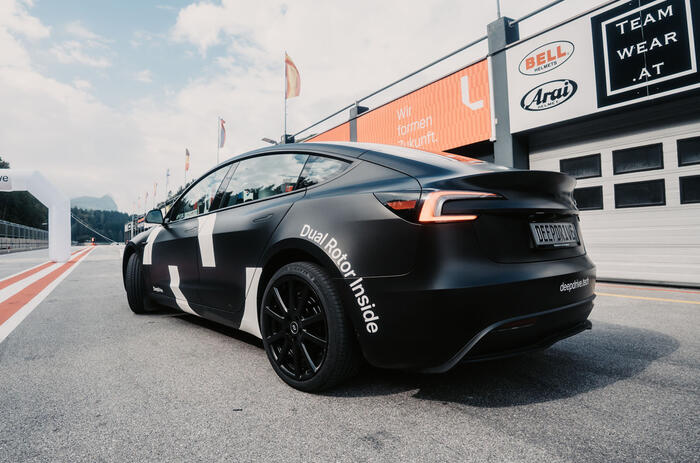 Deepdrive Tesla test car