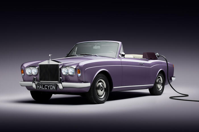 Halcyon Rolls Royce Corniche front quarter static