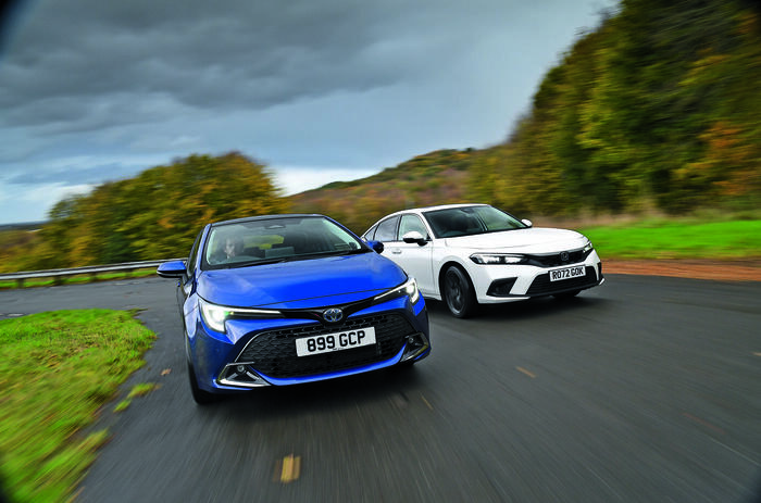 Honda Coviv vs Tyota Corolla 