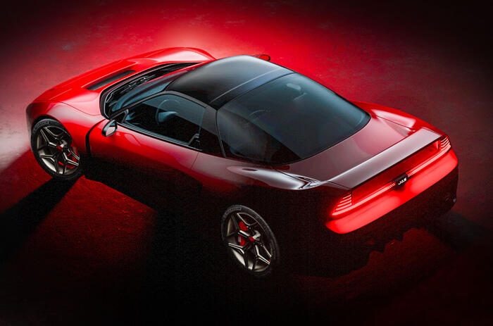 Honda NSX JAS Motorsport teaser rear quarter