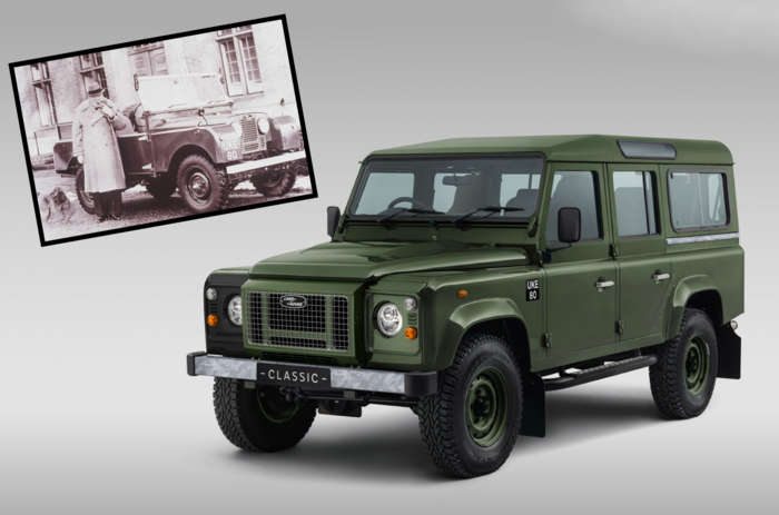 Land Rover Defender Works Bespoke Churchill Edition lead