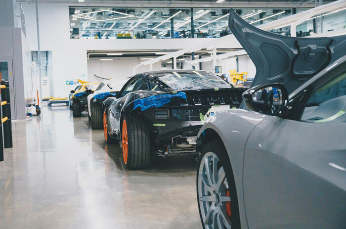 Lotus Emira factory
